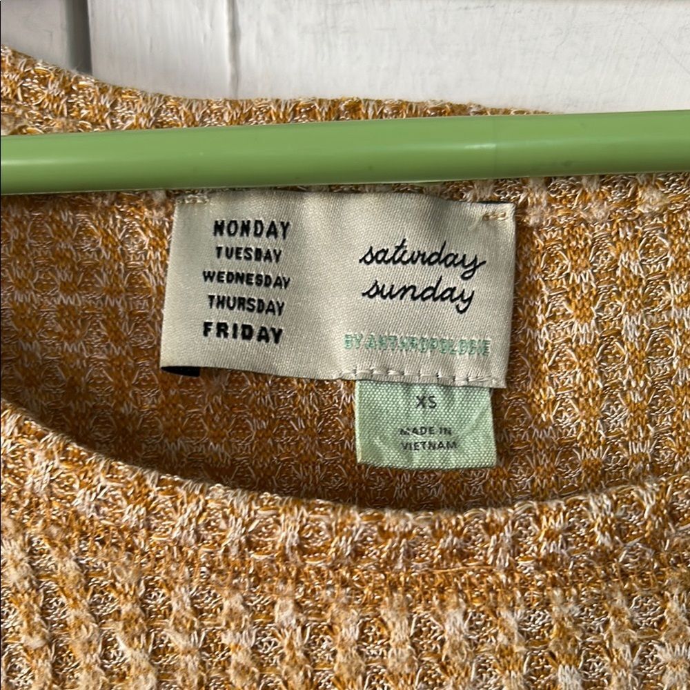 Anthropologie Saturday Sunday Athleisure Sweater, Size XS - Picture 2 of 8